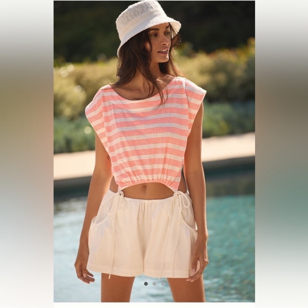 NWT By Anthropologie Cutout Romper size XL